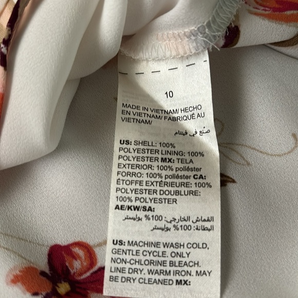 White House Black Market Blouse Sz 10 - Picture 7 of 7